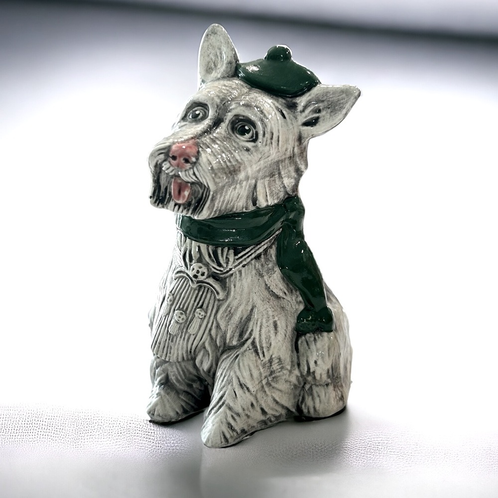 Vintage Hand Painted Wee Ceramic Westie